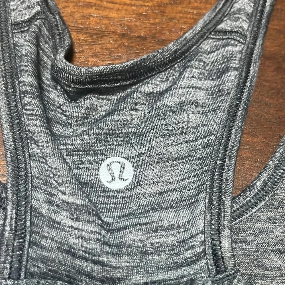 Lululemon Essential Tank Heathered Black
